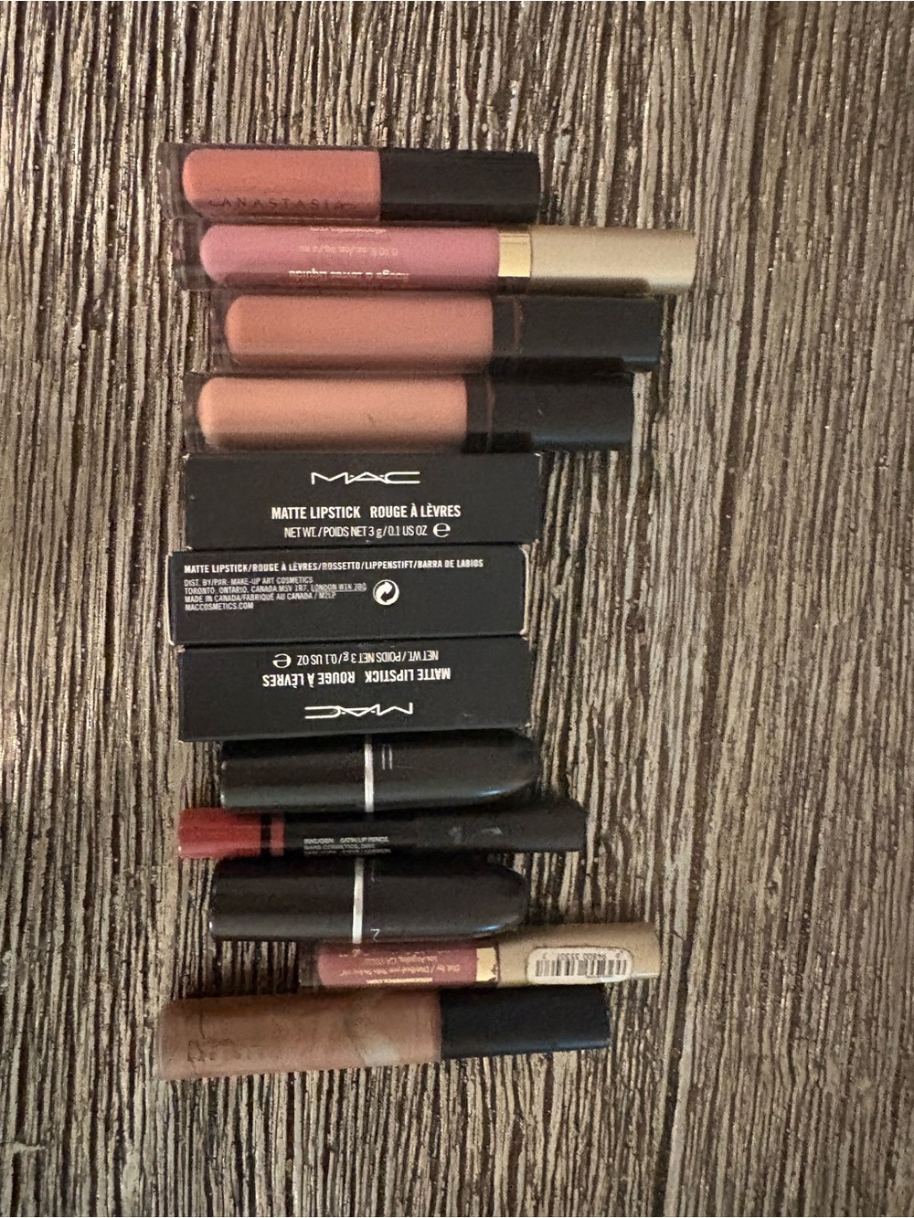MAC and other name brand Cosmetics Matte Lipstick gloss Set - Assorted Shades